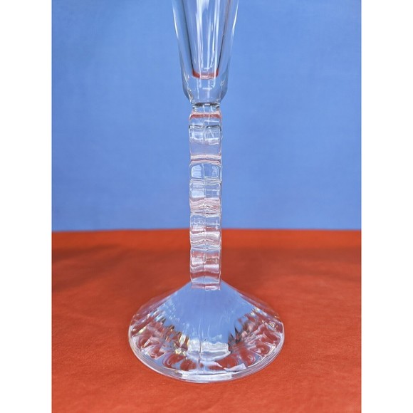 Birthday 2000 Millennium Champagne Flute Crystal Cristal D'arques France - Picture 5 of 13